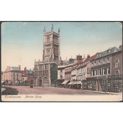 Market Place, Cirencester, Gloucestershire, 1904 - Frith's Postcard