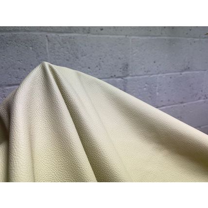 Italian Full Whole Leather Cow Hide Colour Ivory, Budget priced leather