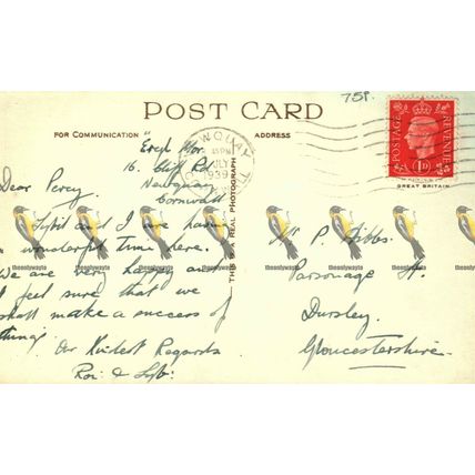 Tolcarne Beach, Newquay, Cornwall, 76968 RP Postcard, 1939