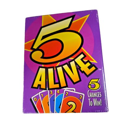 Mattel Inc. 5 Alive 1994 Playing Cards New Pack! Ages 7 to Adult 2 to 6 Players