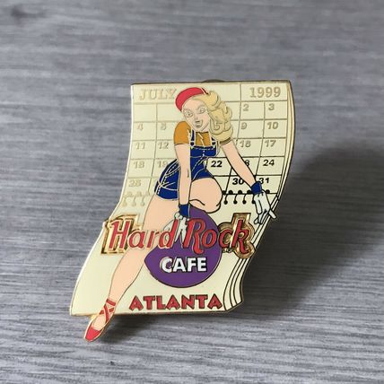 Hard Rock Cafe ATLANTA 1999 July PIN-Up Girl Calendar Series PIN SEXY NANCY LE