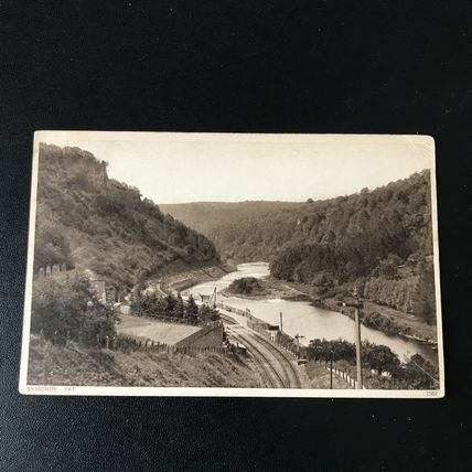 Symonds Yat Postcard Wye Valley 7562 Photochrom 1928 stamp FC