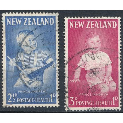Health Stamps - New Zealand 1963 - F H - SG 815/6