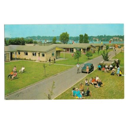 Broadland Chalet And Holiday Homes, Oulton Broad, Suffolk, Postcard.