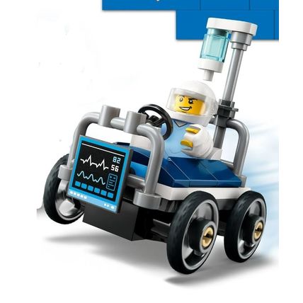 NEW LEGO City Hospital Bed Race Car Loose Set
