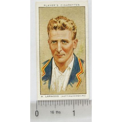 1934 Players Cricketers No. 18 H, Larwood, Nottinghamshire & England