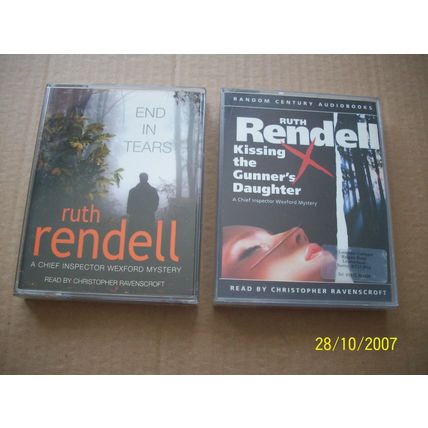 Ruth Rendell-End in Tears & Kissing the Gunners daughter - 4 Audio Cassettes