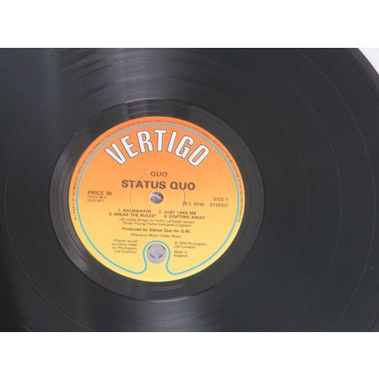 STATUS QUO, STATUS QUO VINYL LP.