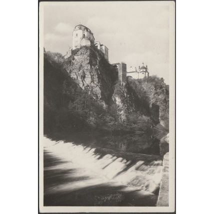 Zámek, Vranov nad Dyjí, 1938 - Grafo Čuda Foto Pohlednice