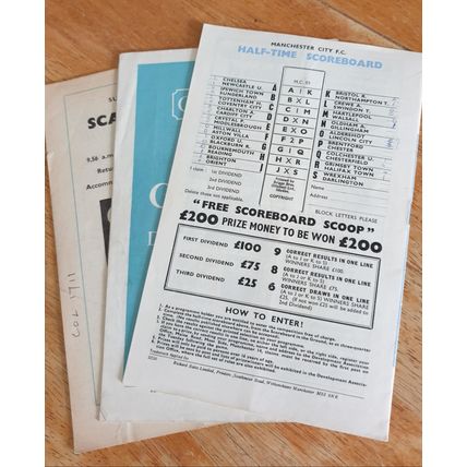 X 3 Manchester City Vintage 1960's Football Programmes.