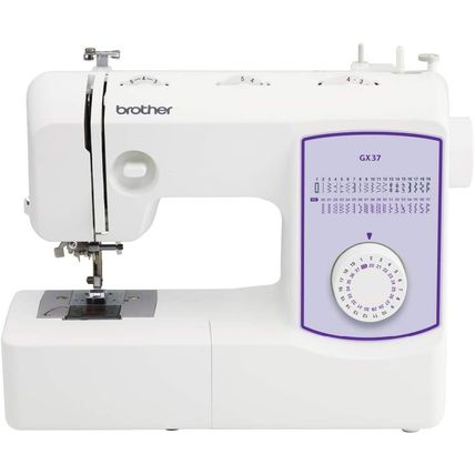 Brother Sewing Machine, GX37, 37 Built-In Stitches, 6 Included Sewing Feet