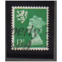 1971/93 GB SCOTLAND 12P EMERALD F/U SGS37