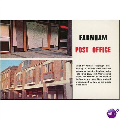 GB Postcard - Post Office - Farnham