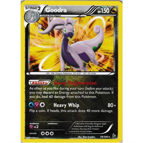 Pokemon XY Flashfire - #74/106 - Goodra Rev Holo
