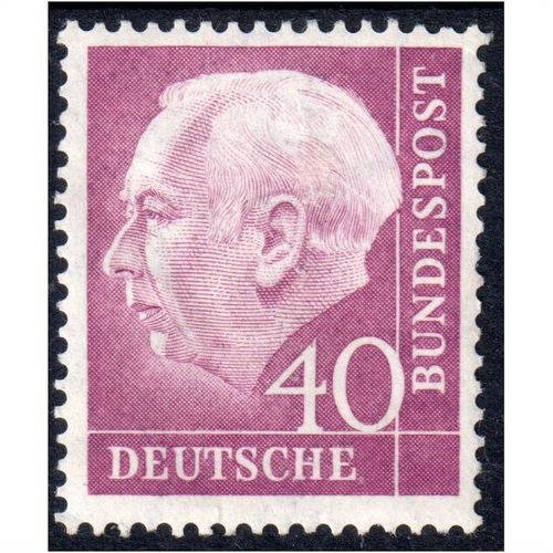 West Germany Pres Hess1954 Sg1114 40pf purple M/MINT (U102)