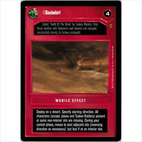 Star Wars CCG Jabba's Palace Limited - Sandwhirl - Dark Side