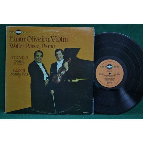 Elmar Oliveira/Ponce - Strauss: Sonata in E-Flat/Bloch: Sonata - D-VCL 9021 - EX