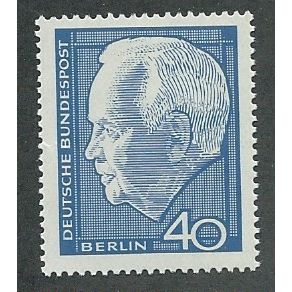BERLIN - 1964 40pf U/M 'PRES. LUBKE' (EBID42-411)