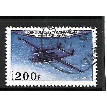 FRANCE 1954 AIR 200F NORD 2501 NORATIAS SG 1195 FINE USED#2