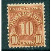J84 10c Postage Due Barely Clears MNH Q1522