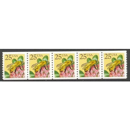 2281 25c Honeybee Fine MNH PNC 1/5 P0216