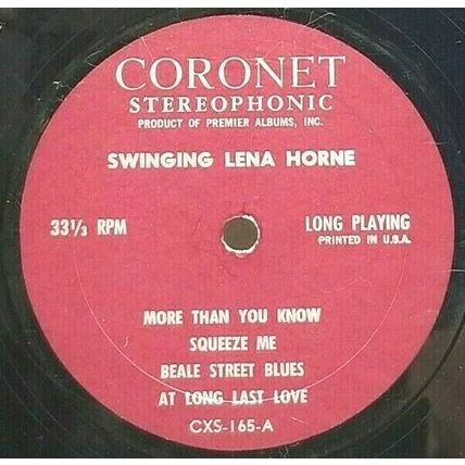 1963 Lena Horne Swinging LP Vinyl Record Album (P5