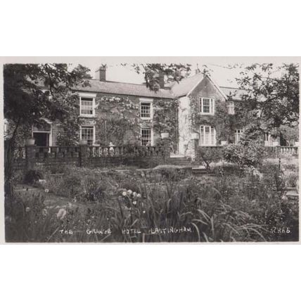 The Grange Hotel Lastingham Antique Real Photo Postcard
