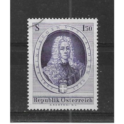Austria.Birth Tercentenary of Prince Eugene of Savoy stamp.Fine Used.Aug22b