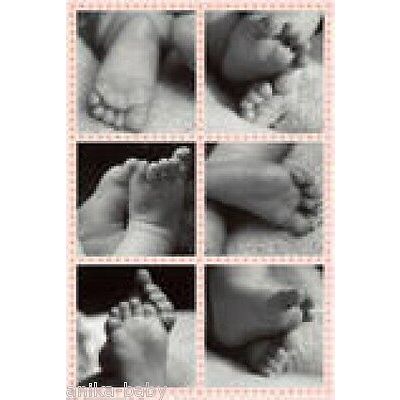 Christening Baby Gift 3D Casting Kit Silver Hand Feet Casts Brushed Pewter Frame