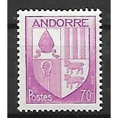 ANDORRE ( Andorra ) N° 98 NEUF ** ( MNH )