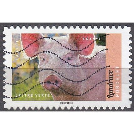 France 2017 Michel 6687 O Cote (????) ?.?? € Landrace Porcelet