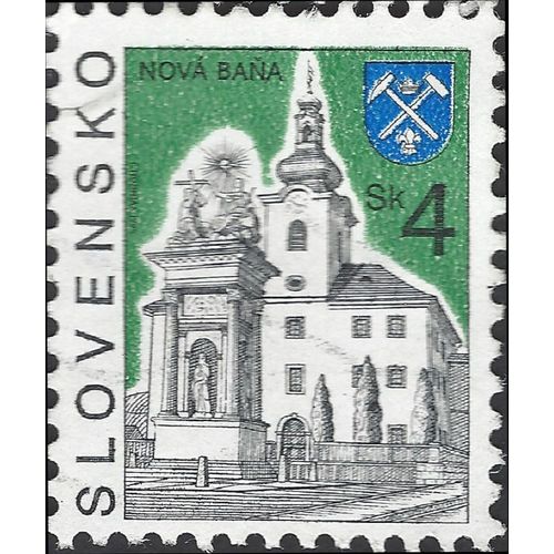 SLOVAKIA, Nová Ba?a, green 1995, Sk4