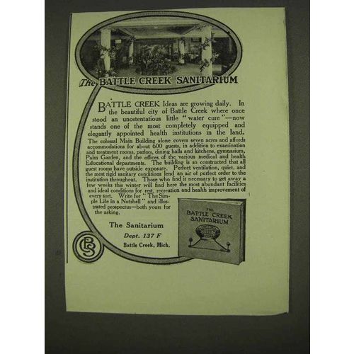 1913 The Battle Creek Sanitarium Ad