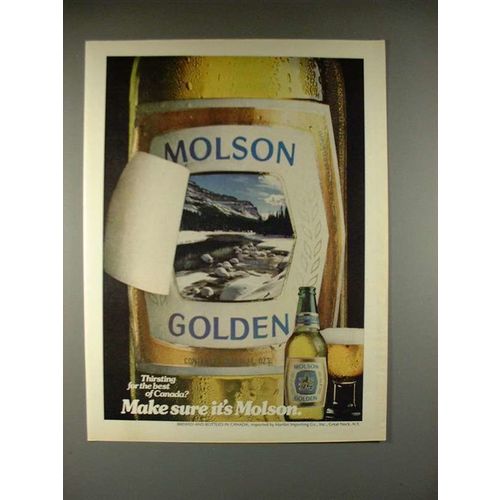 1981 Molson Beer Ad - Best of Canada