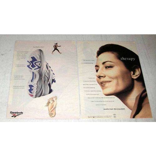 1996 Reebok RoadWalker DMX Shoe Ad - Jennifer Lloyd