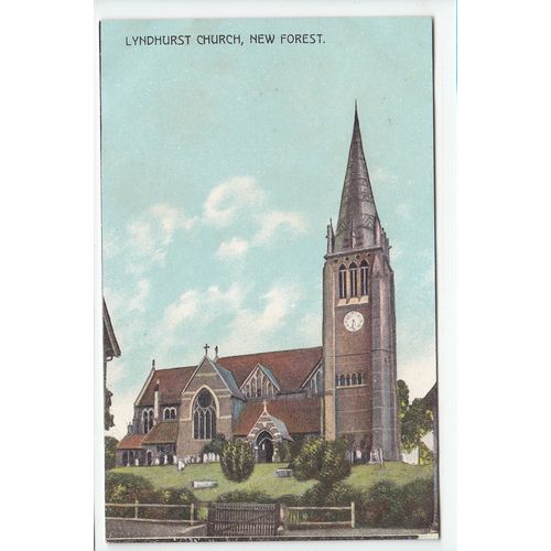 Lyndhurst Church Hampshire Postcard L9