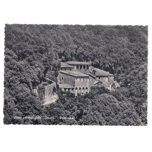 HERMITAGE OF THE CARCERI, ASSISI, ITALY vintage unused postcard 1950/60s =