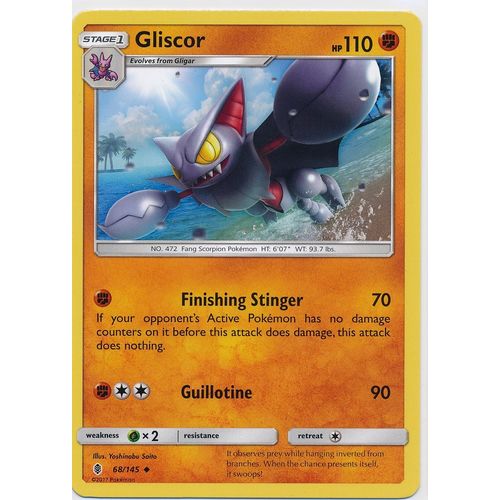 Pokemon Sun & Moon Guardians Rising 68/145 Gliscor