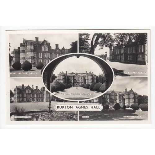 Burton Agnes Hall Driffield Postcard RP Yorkshire