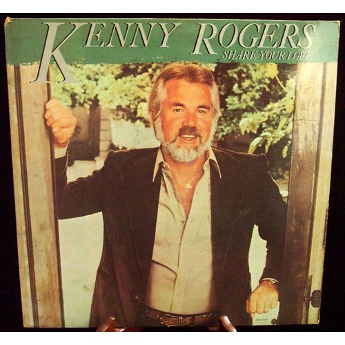 Liberty #LOO-1108 Kenny Rogers "Share Your Love" LP produced by Lionel Ritchie
