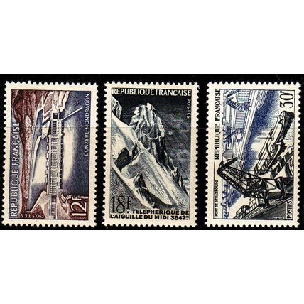 FRANKREICH FRANCE [1956] MiNr 1106-08 ( **/mnh )