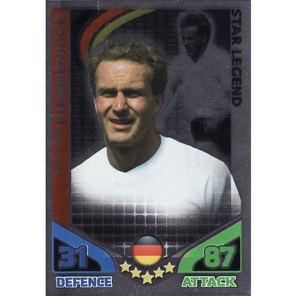 Match Attax World Cup 2010 Karl-Heinz Rummenigge Germany Star Legend