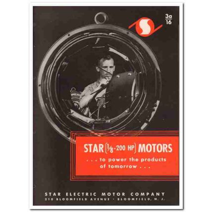 Star Electric Motor Company 1945 vintage catalog
