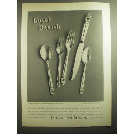 1959 International Sterling Royal Danish Silverware Advertisement