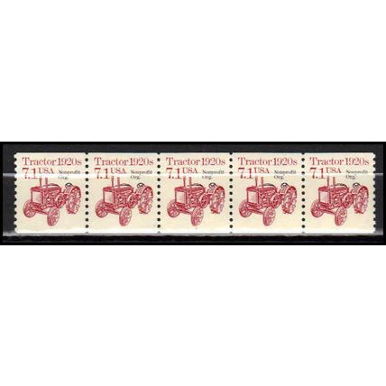 2127a 7.1c Tractor Very Fine MNH Dry Gum PNC 1/5 X0798