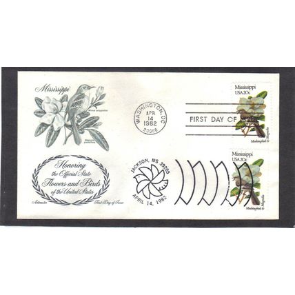 FDC Artmaster 1976 1976a 20c Mockingbird (Cachet-U/A) CV39166