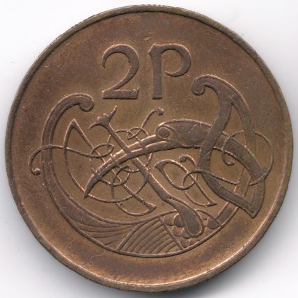 Ireland : 2 Pence 1971