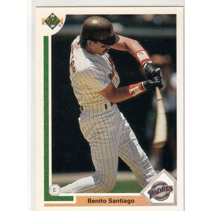 1991 Upper Deck Benito Santiago baseball card #467 – Padres
