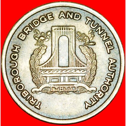 BRIDGE TOKEN NEW YORK: USA ★ 100 UNITS TRIBOROUGH (1980)! LOW START★NO RESERVE!