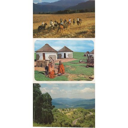 Magoebaskloof Transkei Women Drakensberg Horse Ride 3x African Postcard s